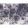 Tischläufer Oberlausitzer Leinendamast Chrysantheme blau 